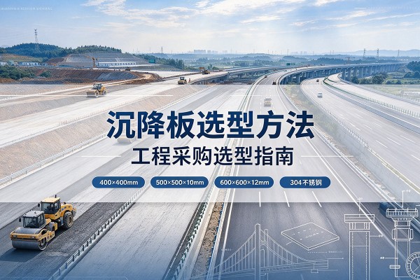 柴桑沉降板选择方法