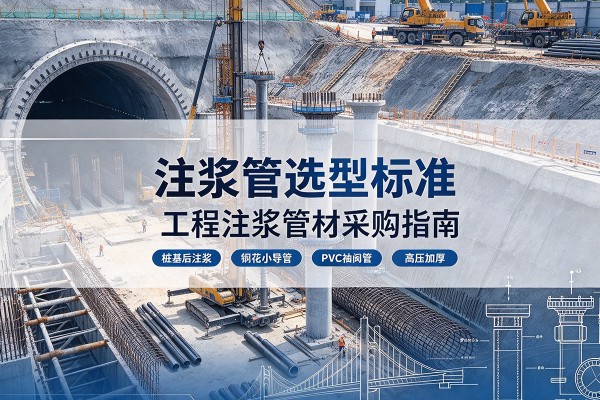 柴桑注浆管选型标准