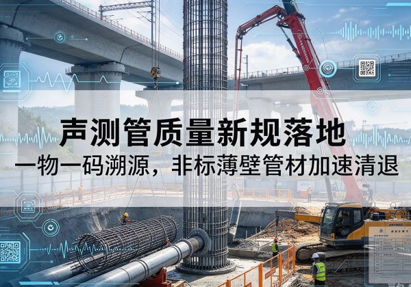 柴桑声测管质量新规落地，一物一码溯源，非标薄壁管材加速清退