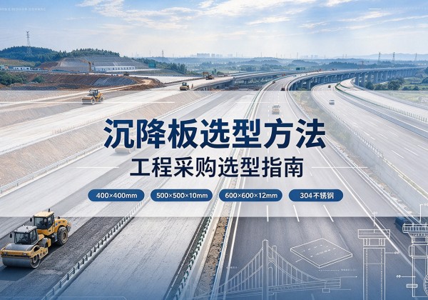 柴桑沉降板选择方法