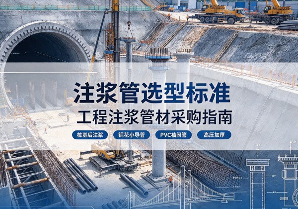 柴桑注浆管选型标准